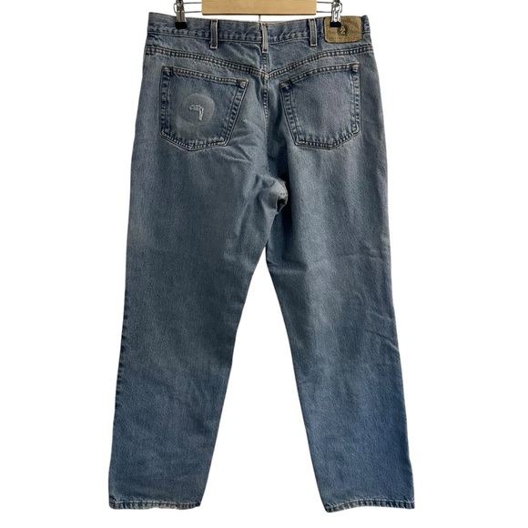 Vintage 90s Relaxed Jeans Arizona Jeans Loose Big Ring Spun Denim 38x32 - Picture 4 of 10